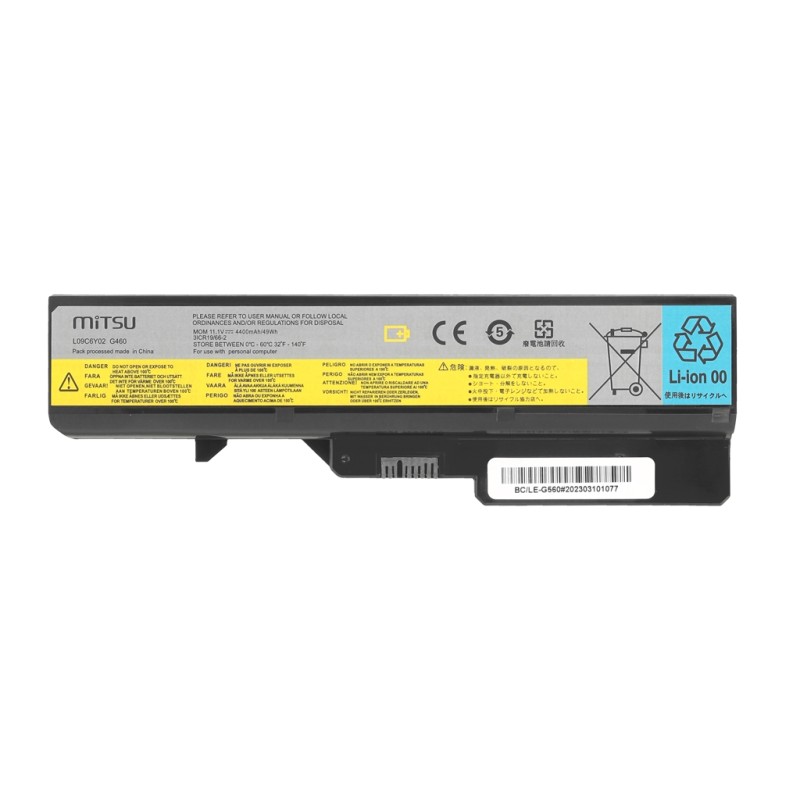 Bateria Mitsu do Lenovo IdeaPad G460, G560