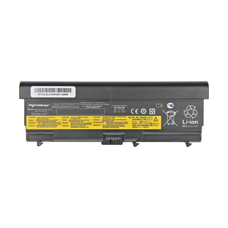 Bateria Movano do Lenovo E40, E50, SL410, SL510 (6600mah)