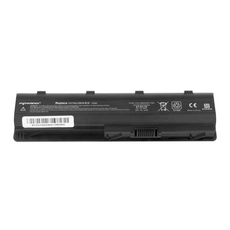 Bateria Movano do Compaq Presario CQ42, CQ62, CQ72 (6600mAh)