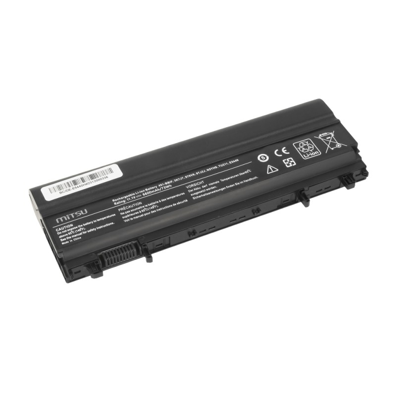 Bateria Mitsu do Dell Latitude E5440, E5540 (6600mAh)