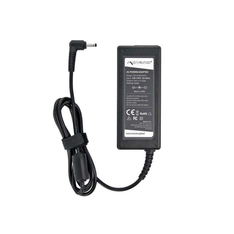Zasilacz Movano 20v 3.25a (4.0x1.7) 65W do Lenovo
