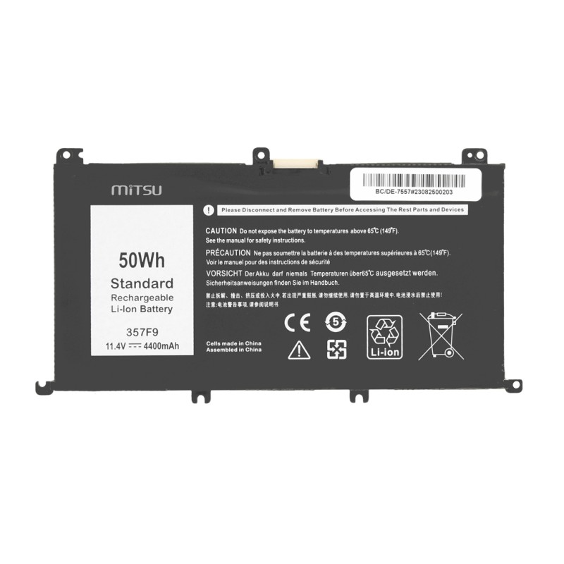 Bateria Mitsu do Dell Inspiron 15 (7557), 15 (7559) - 4400mAh