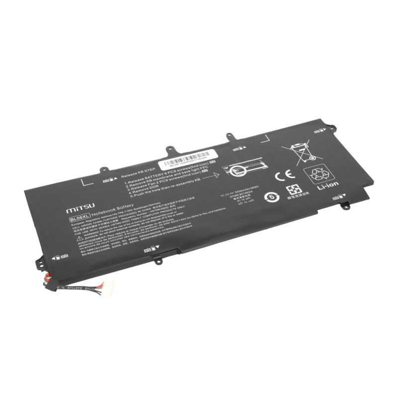 Bateria Mitsu do HP EliteBook Folio 1040 G1, G2