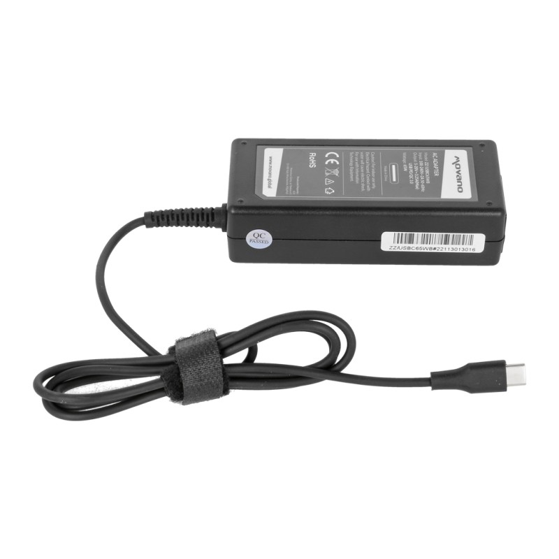 Zasilacz Movano 65W USB type C USB-C (black)