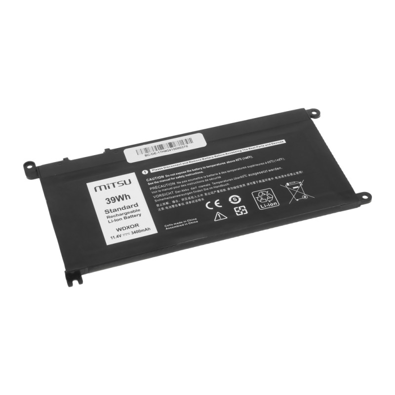 Bateria Mitsu do Dell Vostro 14 (5468), Inspiron 15 (5568) - 3400mAh