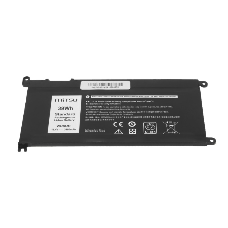 Bateria Mitsu do Dell Vostro 14 (5468), Inspiron 15 (5568) - 3400mAh