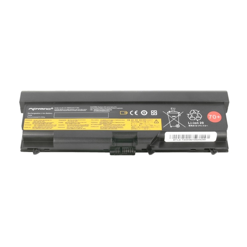 Bateria Movano do Lenovo ThinkPad T430, T530 (6600mAh)