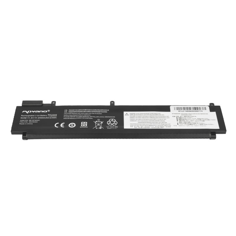 Bateria Movano do Lenovo ThinkPad T460s, T470s - tylna bateria