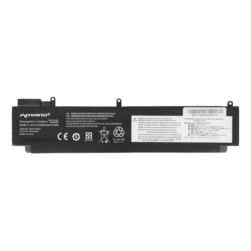 Bateria Movano do Lenovo ThinkPad T460s, T470s - tylna bateria