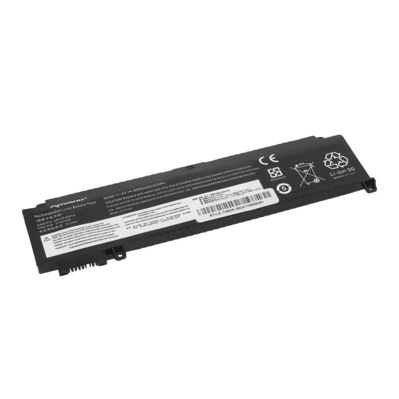 Bateria Movano do Lenovo ThinkPad T460s, T470s - przednia bateria