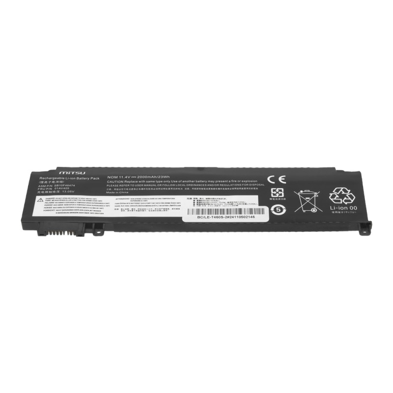 Bateria Mitsu do Lenovo ThinkPad T460s, T470s - przednia bat… | PartsPC.pl