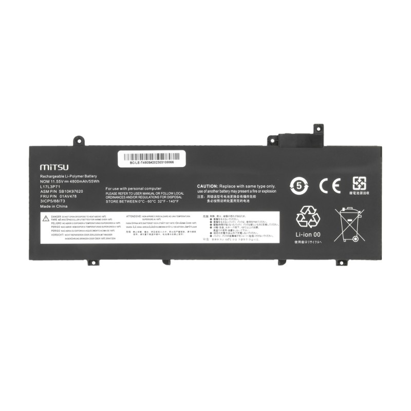 Bateria Movano do Lenovo ThinkPad T480s