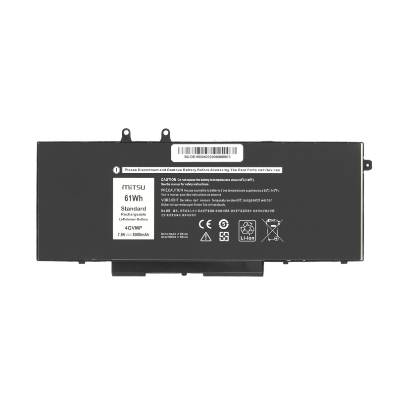 Bateria Mitsu do Dell Latitude 5400, 5500