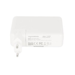 Zasilacz Movano 140W USB type C USB-C (white)