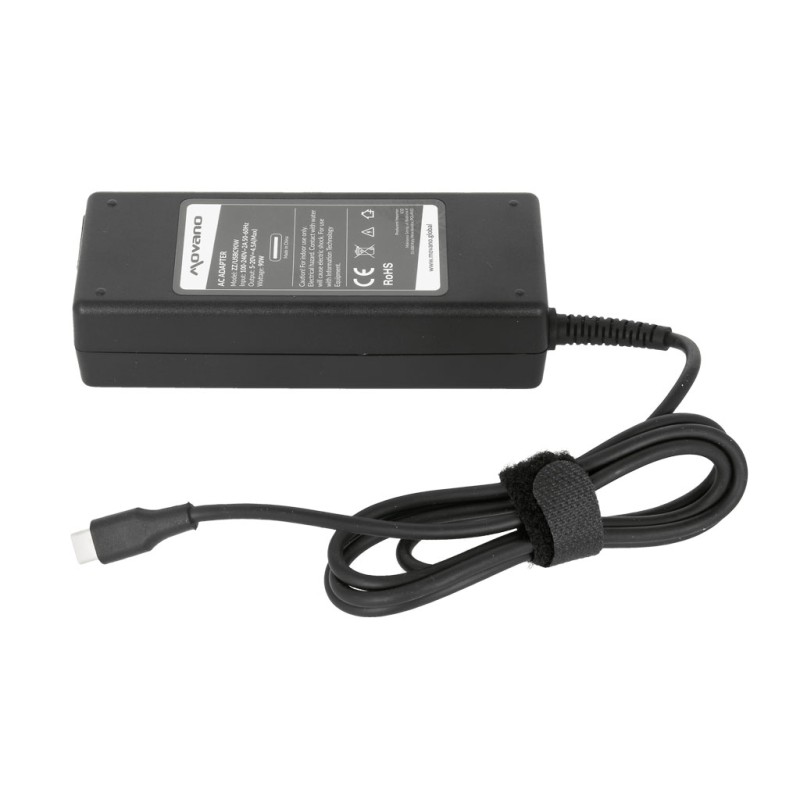 Zasilacz Movano 90W USB type C USB-C (black)