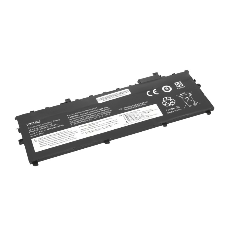 Bateria Mitsu do Lenovo Thinkpad X1 Carbon 2018, G6 (gen5, gen6)