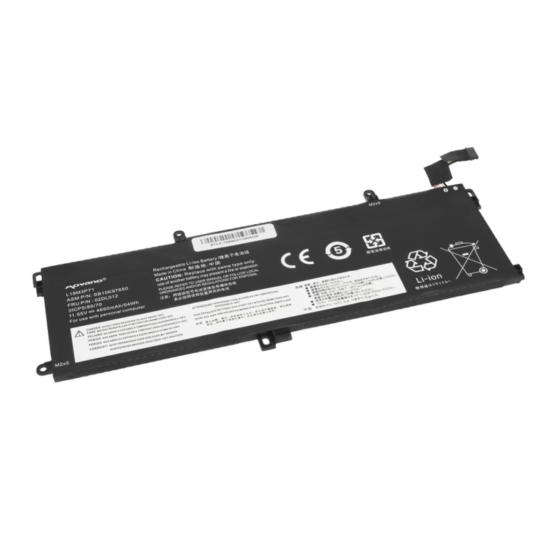 Bateria Movano do Lenovo ThinkPad T590, P15s, T15