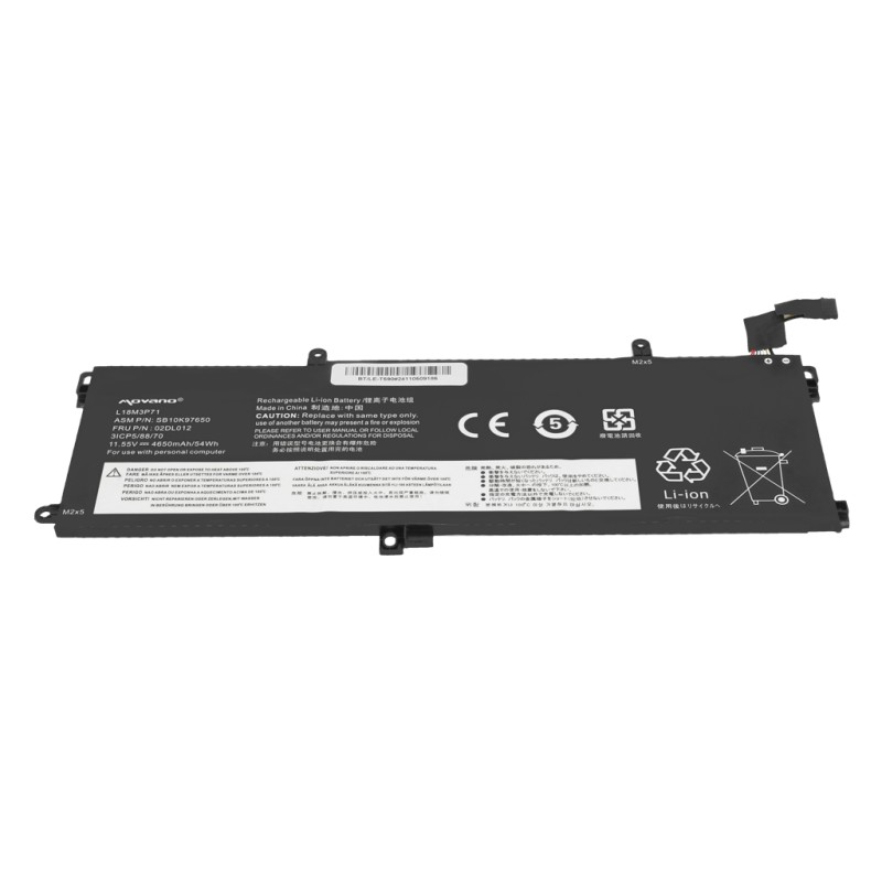 Bateria Movano do Lenovo ThinkPad T590, P15s, T15