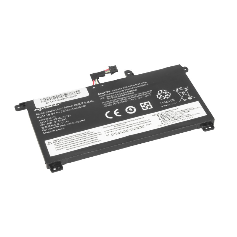Bateria Movano do Lenovo ThinkPad T570, T580, P51s, P52s  - wewnętrzna