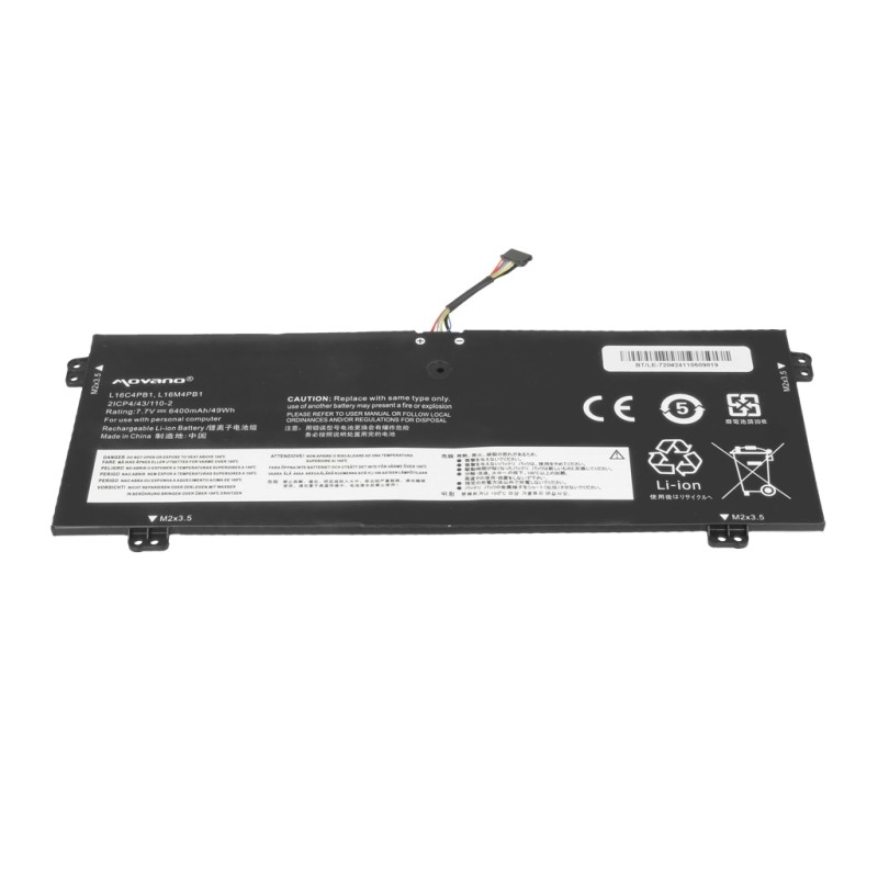 Bateria Movano do Lenovo Yoga 720-13IKB, 730-13IKB