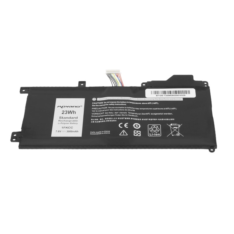 Bateria Movano do Dell Latitude 5295 2-in-1, 7200