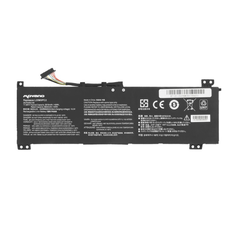 Bateria Movano do Lenovo IdeaPad Gaming 3 15ACH6, 15IHU6