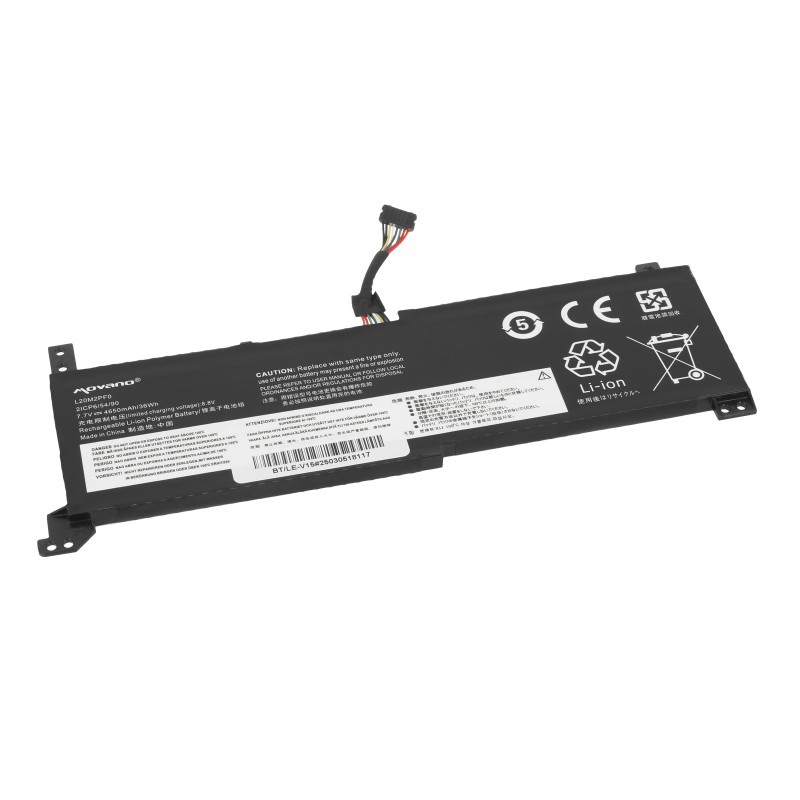 Bateria Movano do Lenovo V14 V15 V17, IdeaPad 3