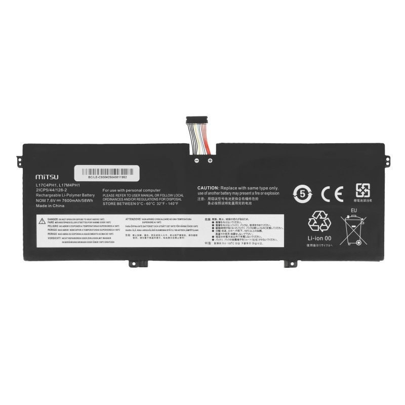 Bateria Mitsu do Lenovo Yoga C930-13IKB