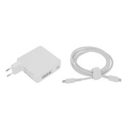 Zasilacz Mitsu 140W USB type C USB-C (white)