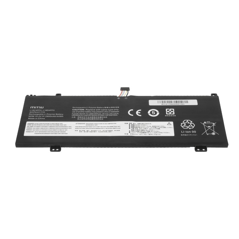 Bateria Mitsu do Lenovo ThinkBook 13s G4 ARB, 13s IWL
