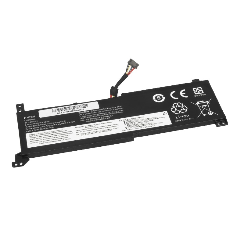 Bateria Mitsu do Lenovo V14 V15 V17, IdeaPad 3