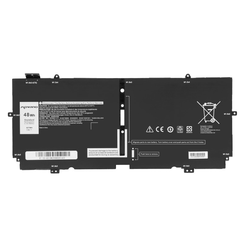 Bateria Movano do Dell XPS 13 7390 2-in-1, 9310 2-in-1
