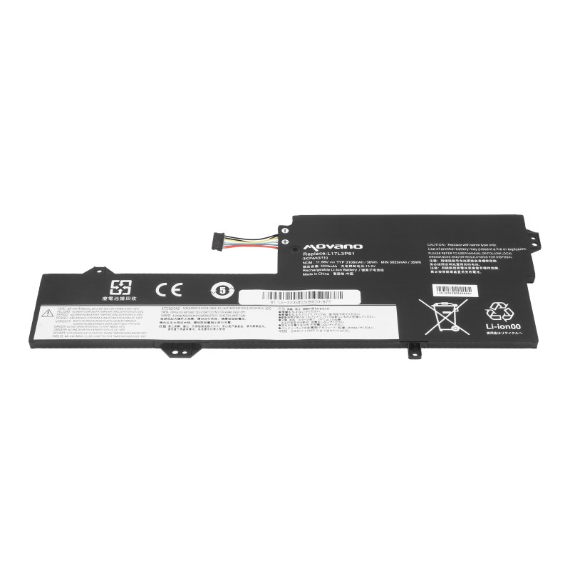 Bateria Movano do Lenovo IdeaPad 320S-13IKB, Yoga 330-11IGM, 720-12IKB