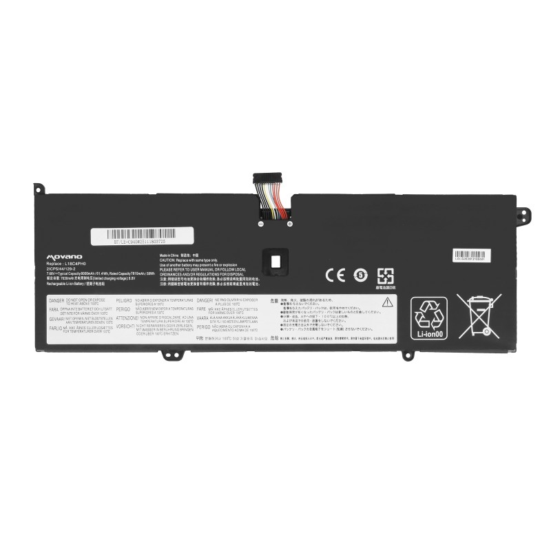 Bateria Movano do Lenovo Yoga C940-14IIL (12 PIN)