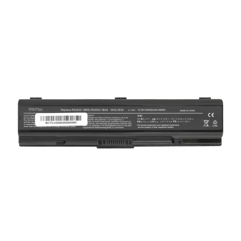 Bateria Mitsu do Toshiba A200, A300 (4400mAh) | PartsPC.pl
