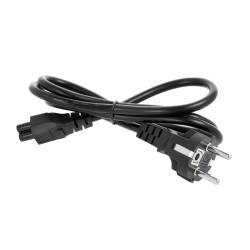 Kabel zasilający 3-żyłowy (koniczynka / miki) [200 szt. karton]