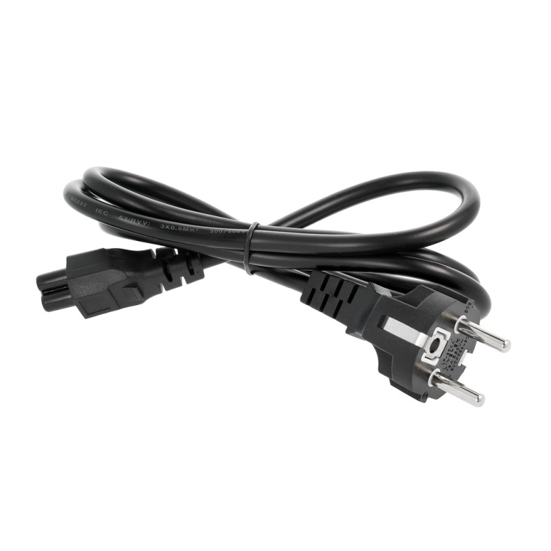 Kabel zasilający 3-żyłowy (koniczynka / miki) [200 szt. karton]