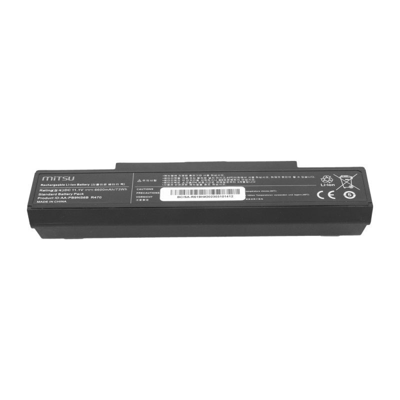 Bateria Mitsu do Samsung R460, R519 (6600mAh)