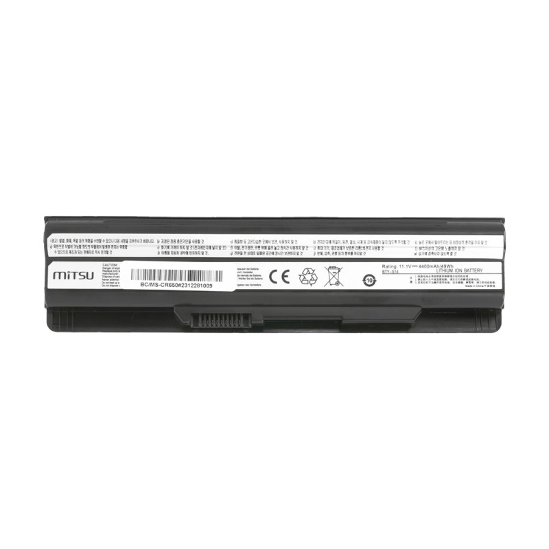 Bateria Mitsu do MSI CR650, A6500