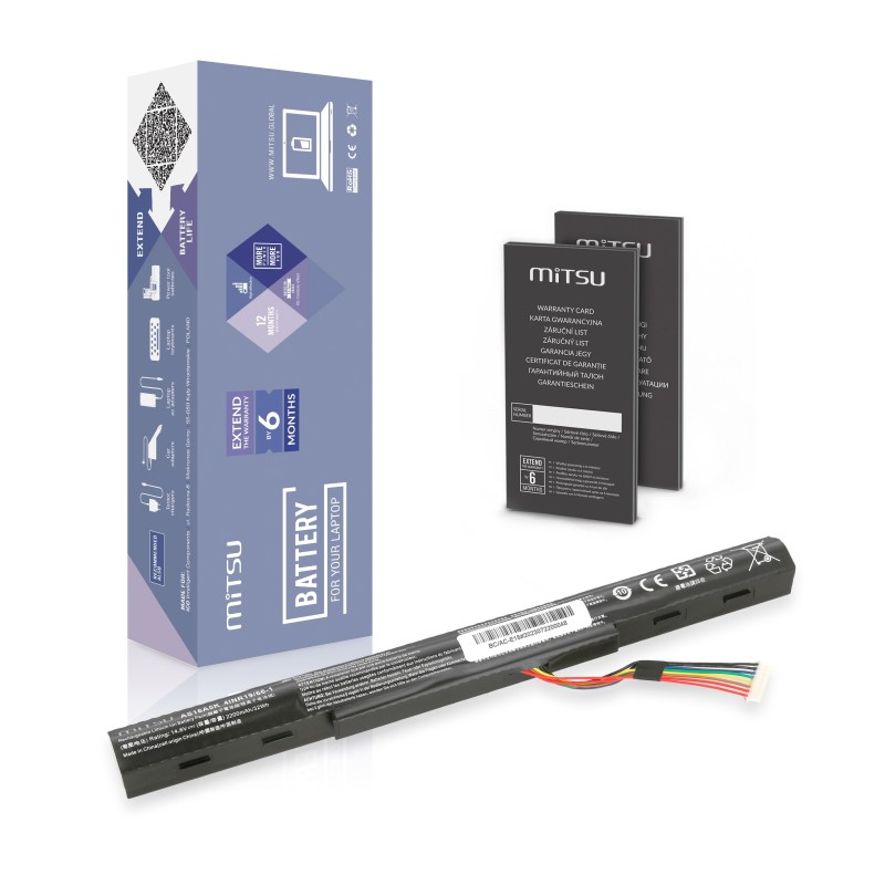 Bateria Mitsu do Acer Aspire E5-475, E5-575 | PartsPC.pl