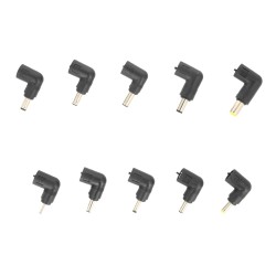 Dodatkowe 10 wtyków do uniwersalnych zasilaczy Movano 65W oraz 90W