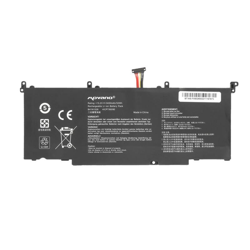 Bateria Movano do Asus FX502, ROG Strix GL502VY, GL502VT
