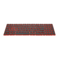 Klawiatura laptopa do Acer Nitro 5 AN515 - taśma 28pin czerwona (numeryczna, podświetlana)