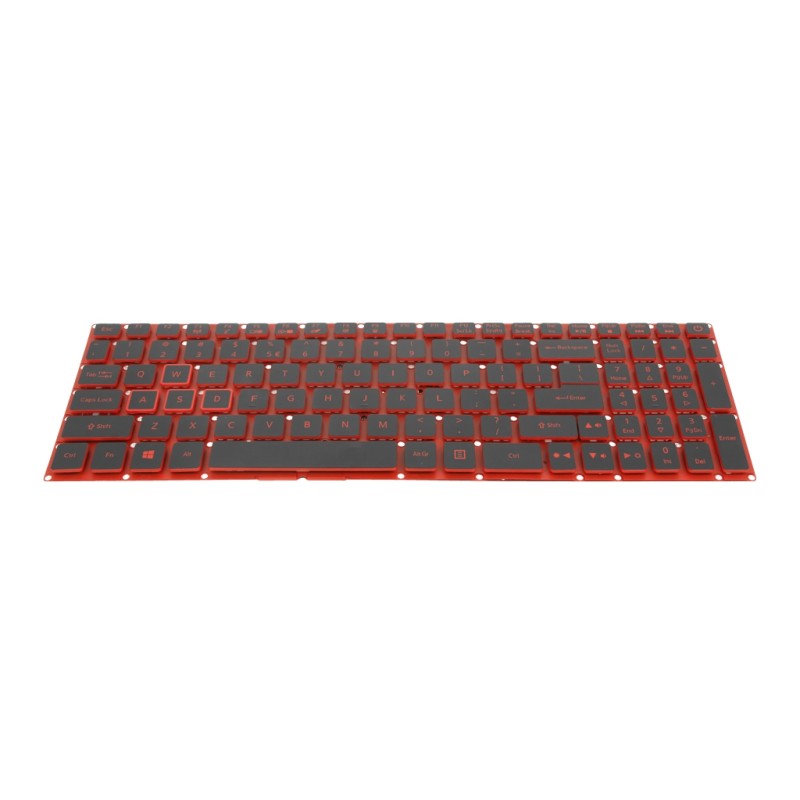 Klawiatura laptopa do Acer Nitro 5 AN515 - taśma 28pin czerwona (numeryczna, podświetlana)