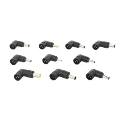 Dodatkowe 10 wtyków do uniwersalnych zasilaczy Movano 120W