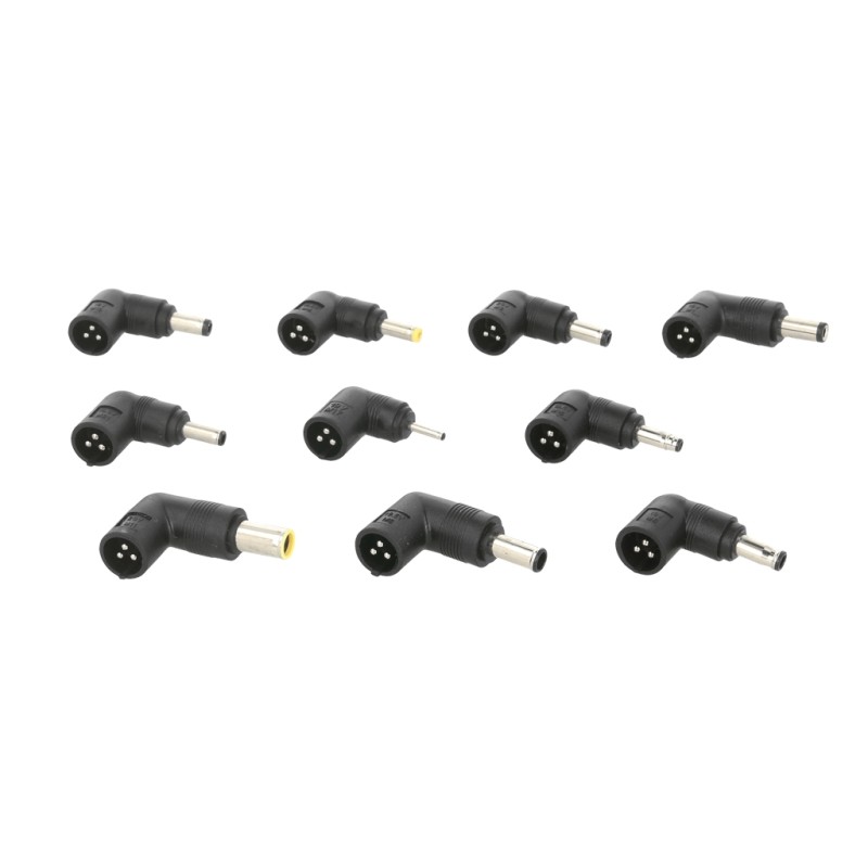 Dodatkowe 10 wtyków do uniwersalnych zasilaczy Movano 120W