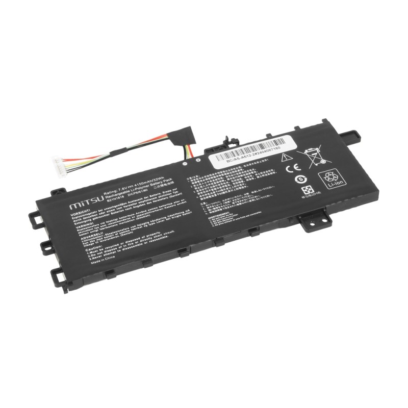 Bateria Mitsu do Asus Vivobook 15 A512, R512, X512