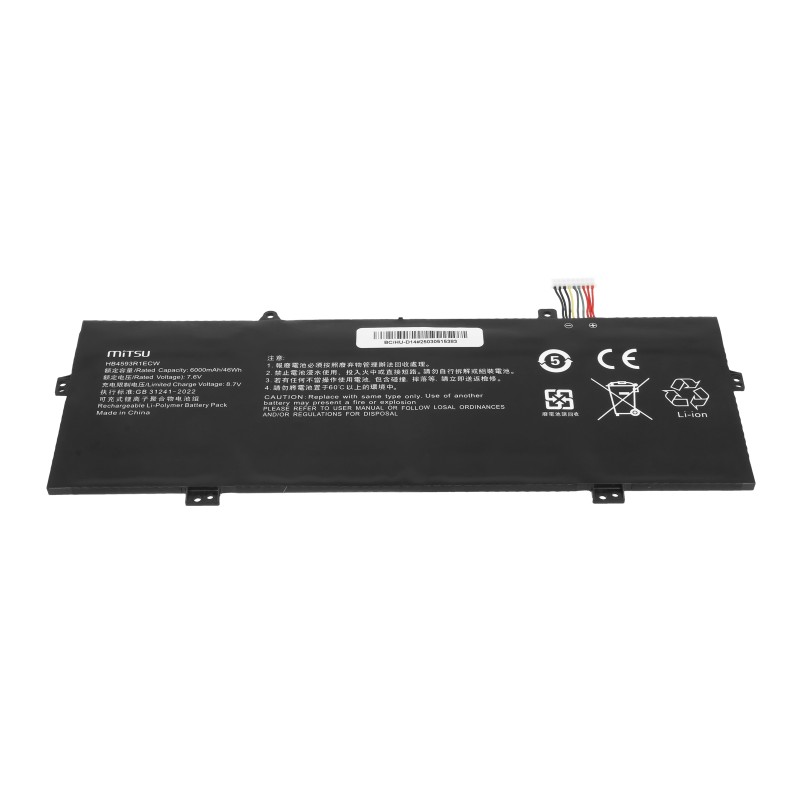 Bateria Mitsu do Huawei Matebook 14, X Pro, MagicBook (9 PIN)