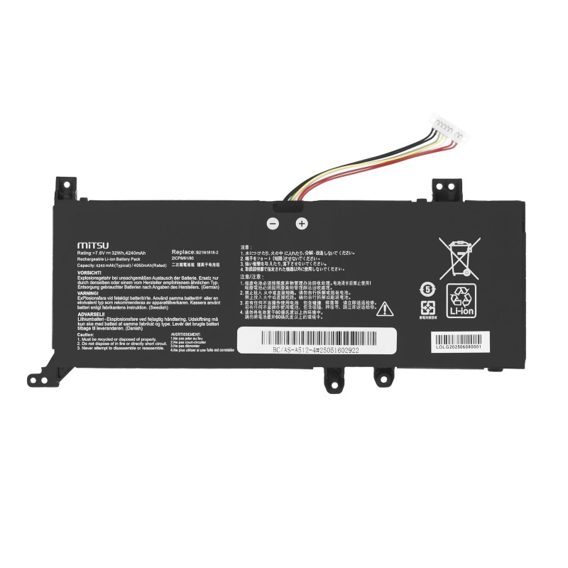 Bateria Mitsu do Asus Vivobook 14 D415D, 15 X515E