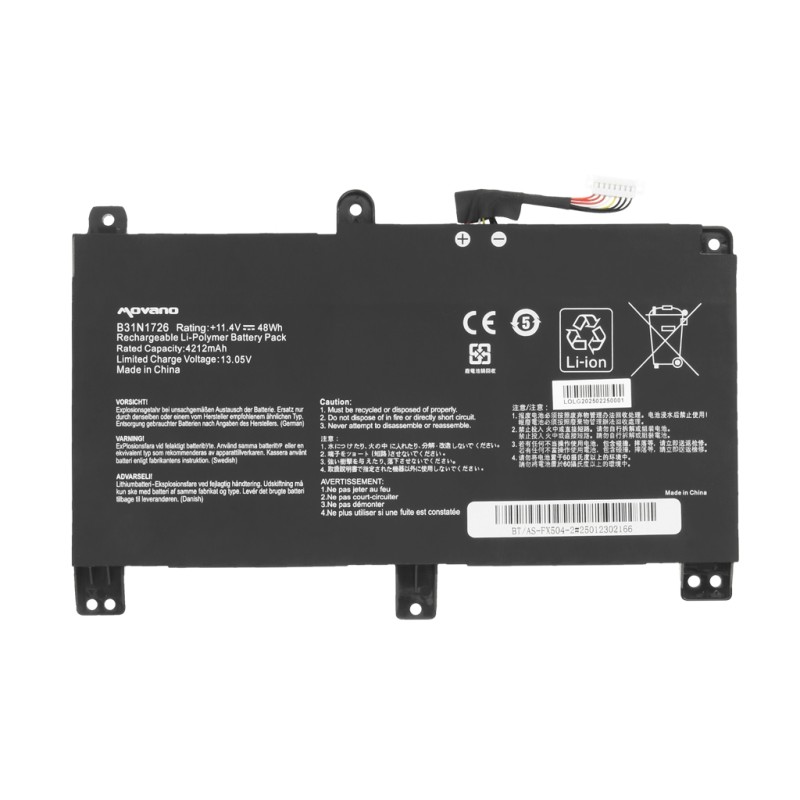 Bateria Movano do Asus TUF FX504, FX505, G531G | PartsPC.pl